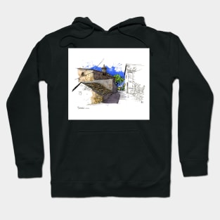 Puertolas, historic Spanish village Hoodie